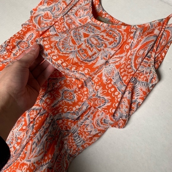 Banana Republic Tangerine Sundress Extra Small - Picture 5 of 8
